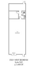 2401 W Behrend Dr, Phoenix, AZ for lease Floor Plan- Image 1 of 1