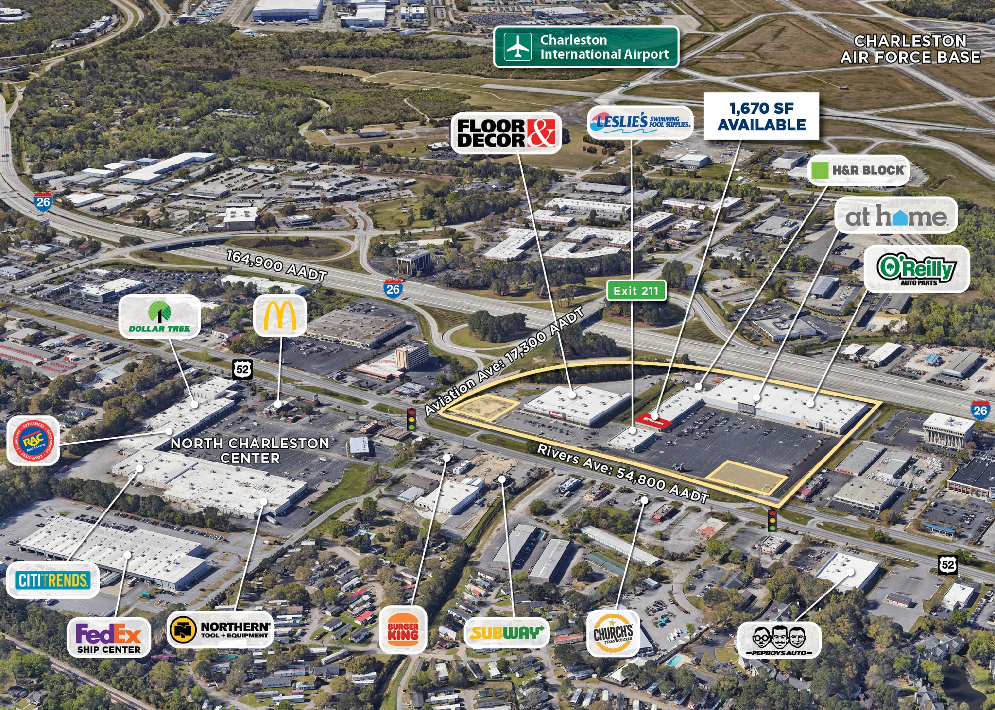 6185 Rivers Ave, Charleston, SC for lease Building Photo- Image 1 of 1