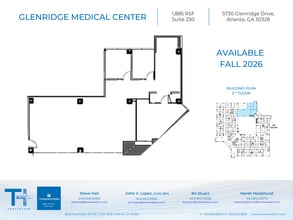 5730 Glenridge Dr NE, Atlanta, GA à louer Plan d’étage- Image 1 de 2