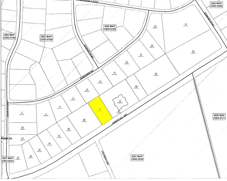 7840-7846 Forest Hill Ave, Richmond, VA à louer - Plan cadastral - Image 2 de 6