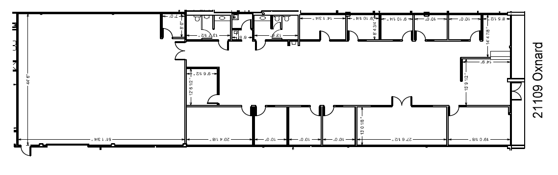 21109 Oxnard St, Woodland Hills, CA for lease Floor Plan- Image 1 of 5