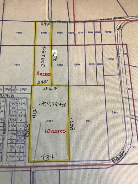 TBD Eagle Rd, Anahuac, TX à vendre - Plan cadastral - Image 2 de 12