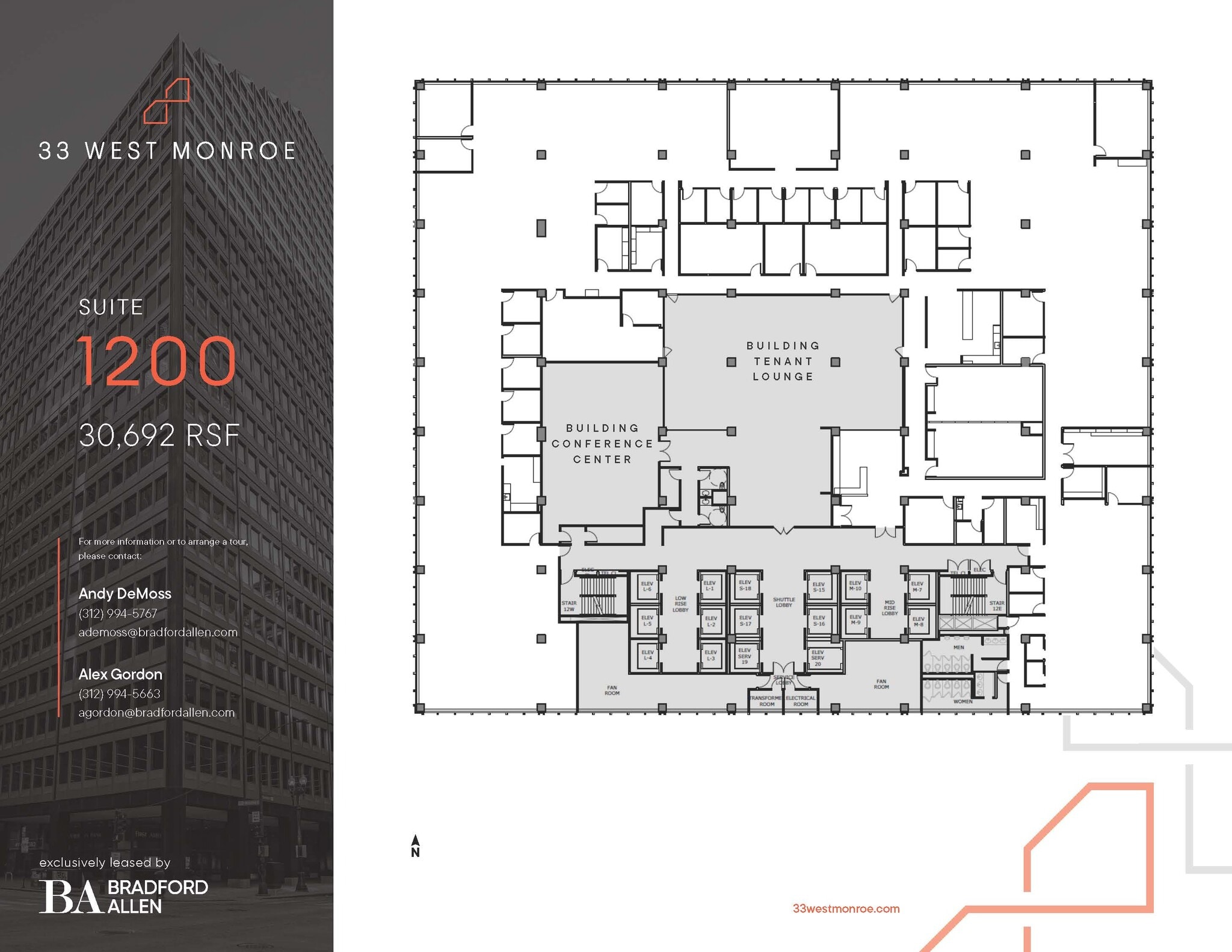 33 W Monroe St, Chicago, IL for lease Floor Plan- Image 1 of 5