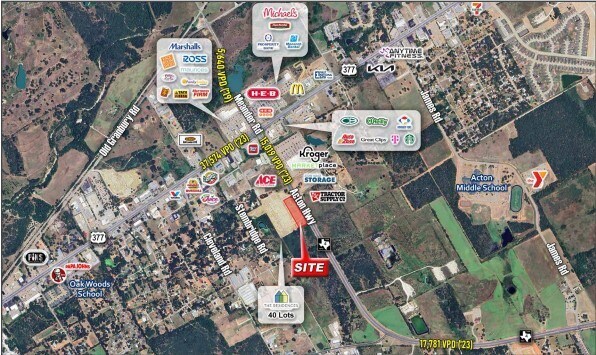 3751 FM 4, Granbury, TX à vendre - Aérien - Image 3 de 5