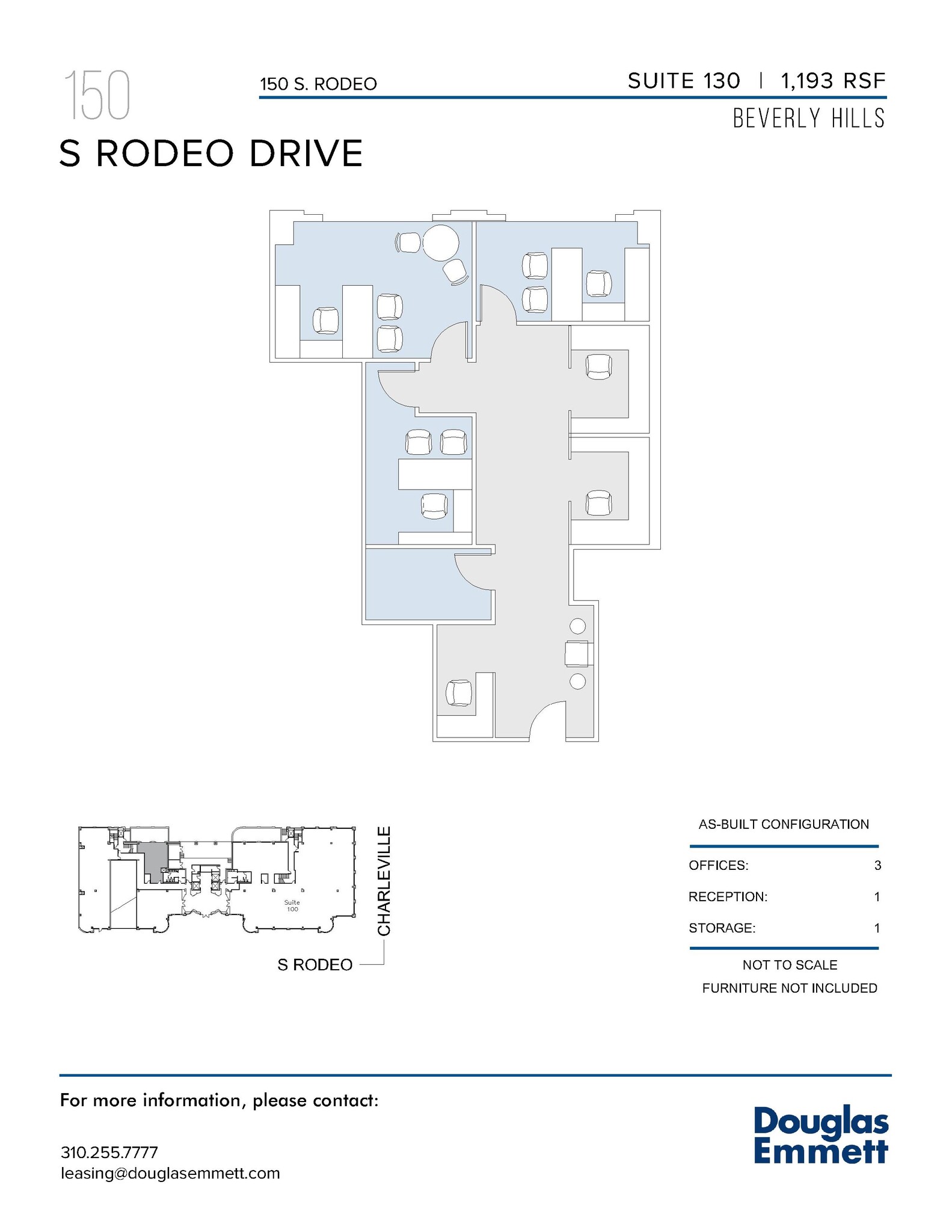 150 S Rodeo Dr, Beverly Hills, CA for lease Floor Plan- Image 1 of 1