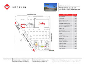 905-939 Lakeville Hwy, Petaluma, CA à louer Plan de site- Image 1 de 1