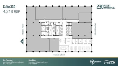 230 W Monroe St, Chicago, IL for lease Floor Plan- Image 1 of 1