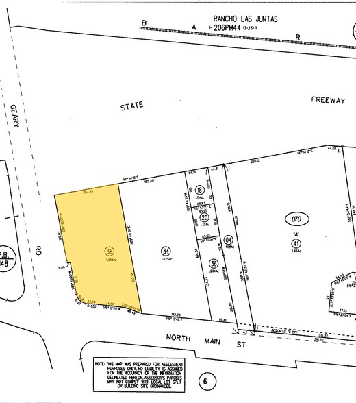 2890 N Main St, Walnut Creek, CA à louer - Plan cadastral - Image 2 de 5