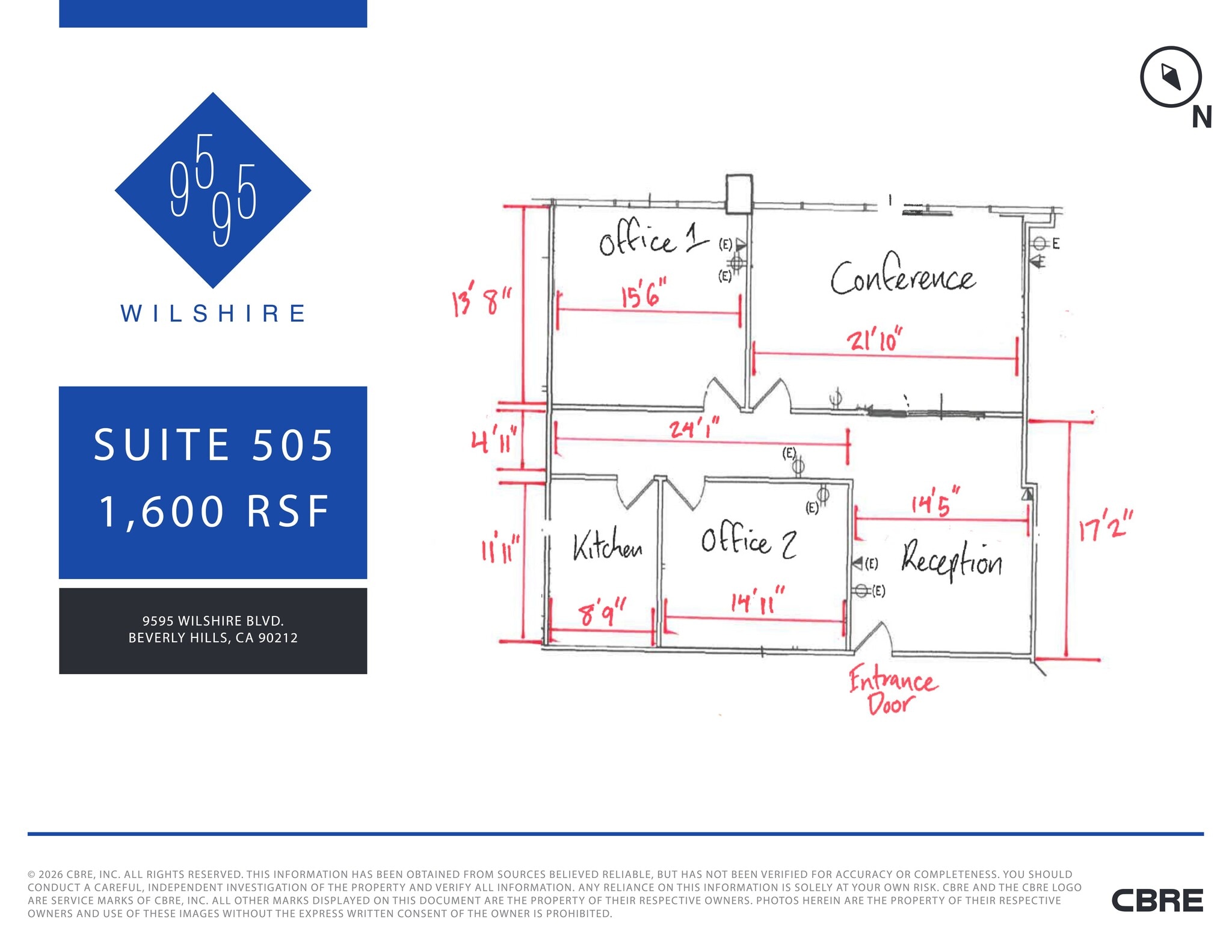 9595 Wilshire Blvd, Beverly Hills, CA à louer Plan de site- Image 1 de 1