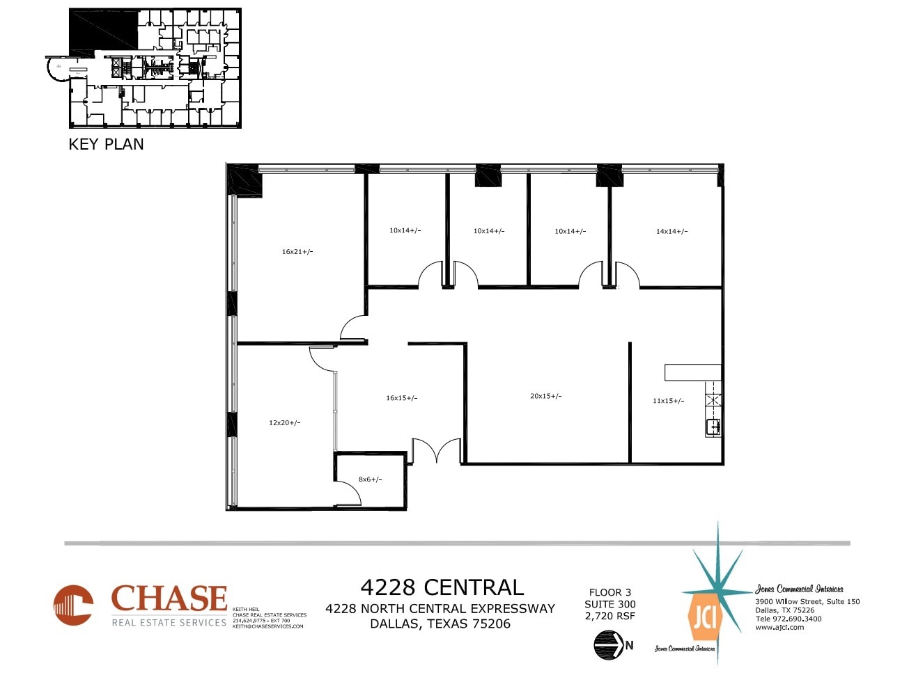 4228 N Central Expy, Dallas, TX à louer Plan d’étage- Image 1 de 1