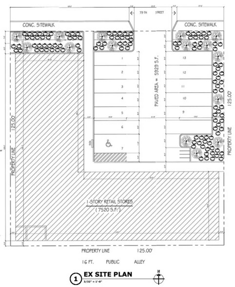 1741 W 79th St, Chicago, IL à louer - Plan de site - Image 3 de 3