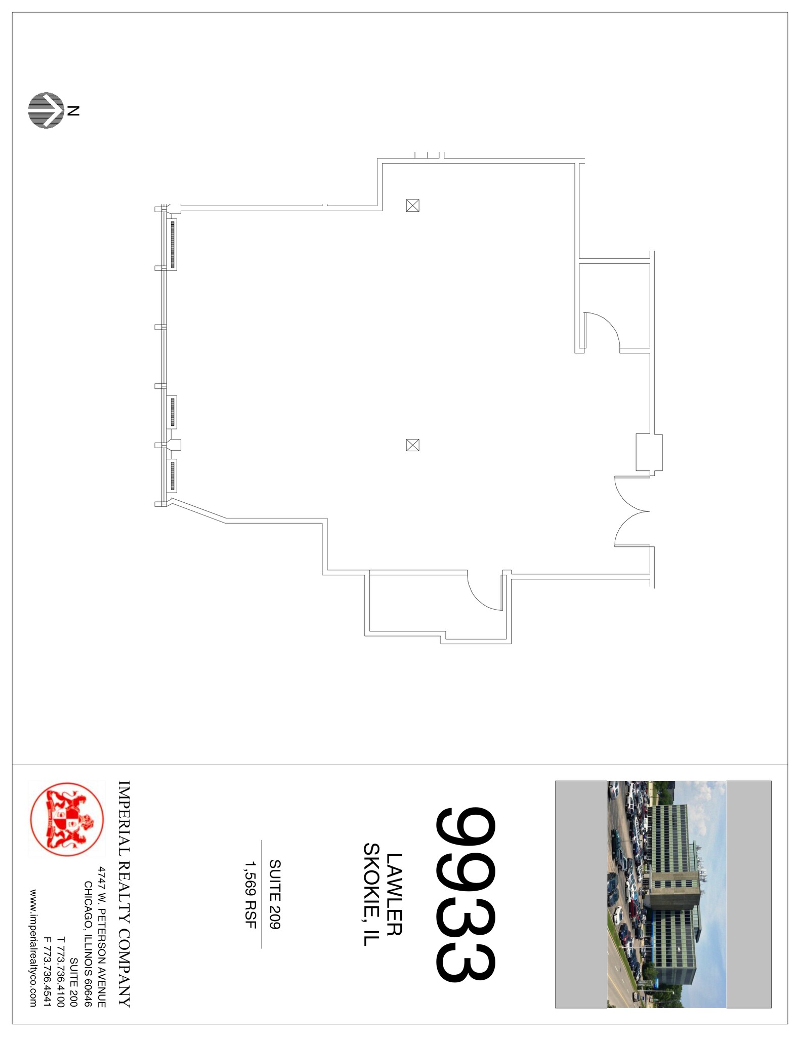 9933 Lawler Ave, Skokie, IL à louer Plan de site- Image 1 de 3