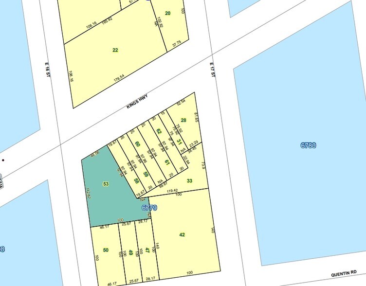 1602 Kings Hwy, Brooklyn, NY à louer - Plan cadastral - Image 2 de 2