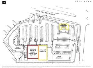 6302-6396 E Santa Ana Canyon Rd, Anaheim Hills, CA for lease Site Plan- Image 1 of 2