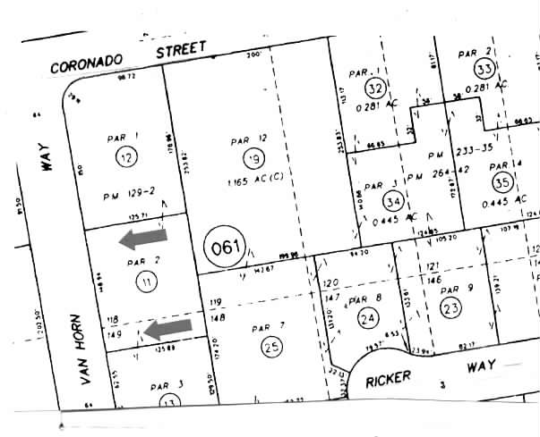 1170 N Van Horne Way, Anaheim, CA for lease - Plat Map - Image 3 of 4
