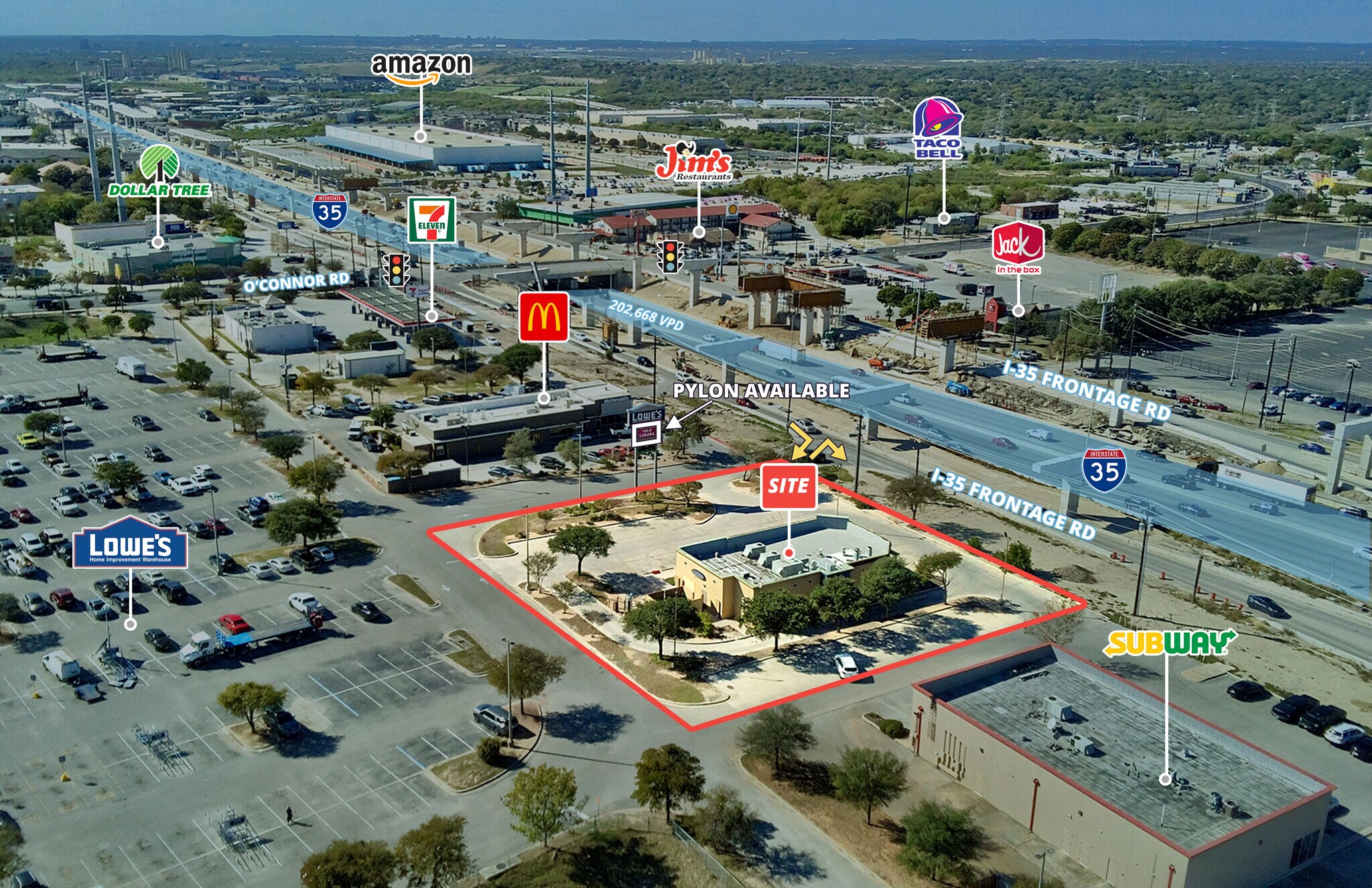 11722 N IH-35, San Antonio, TX à vendre Photo du bâtiment- Image 1 de 5