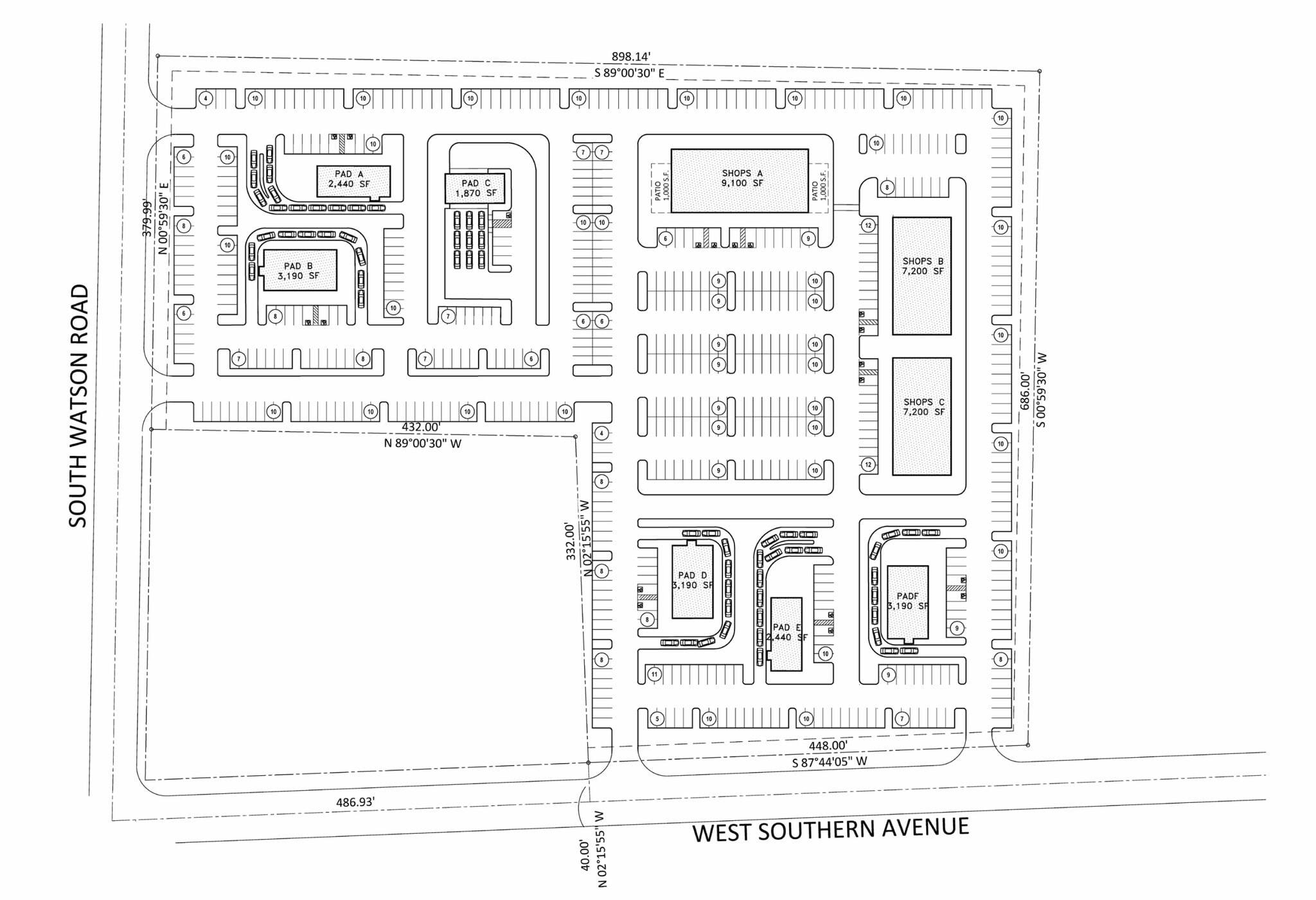 NEC Southern Ave & Watson Rd, Buckeye, AZ à louer Plan de site- Image 1 de 1