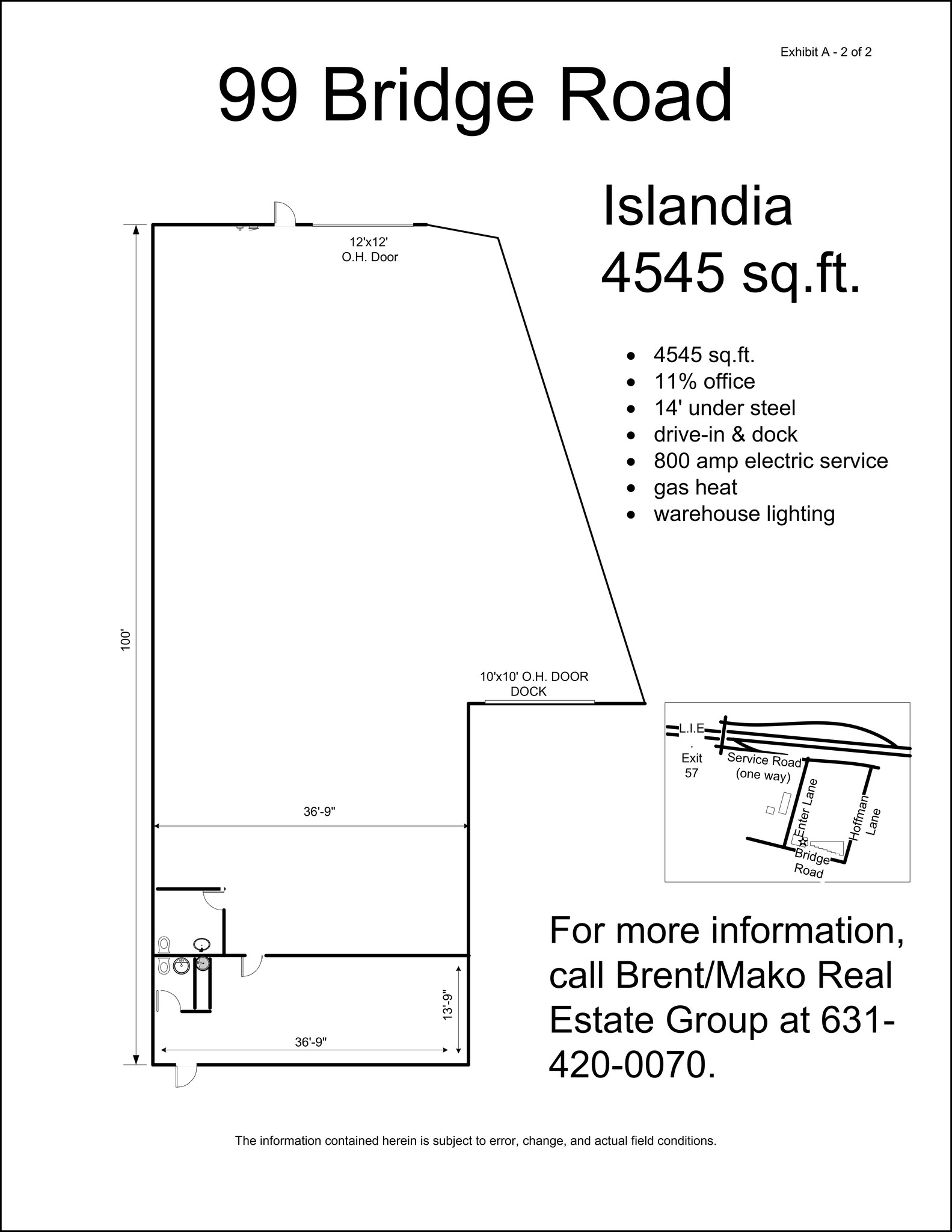 99 Bridge Rd, Islandia, NY à louer Plan de site- Image 1 de 5