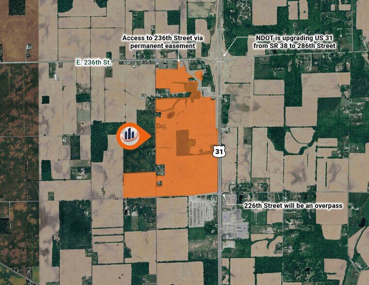 23239 Dunbar Rd, Sheridan, IN à vendre - Photo du bâtiment - Image 2 de 5