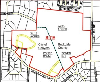 Plus de détails pour 1088 Smith Lake Rd NE, Conyers, GA - Terrain à vendre