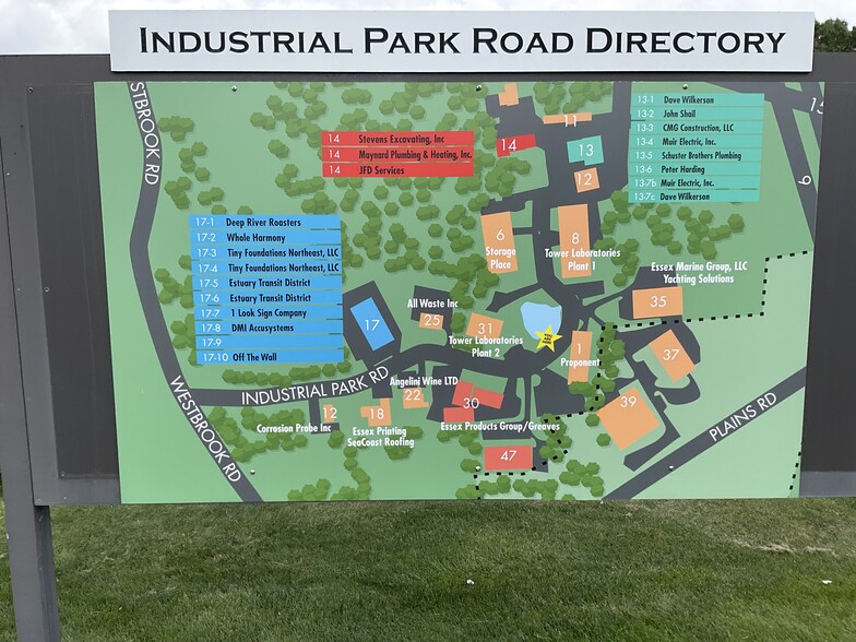 30 Industrial Park Rd, Centerbrook, CT for sale - Site Plan - Image 1 of 6