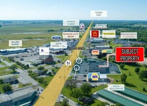 21991 State Route 51 W, Genoa, OH - AERIAL  map view - Image1