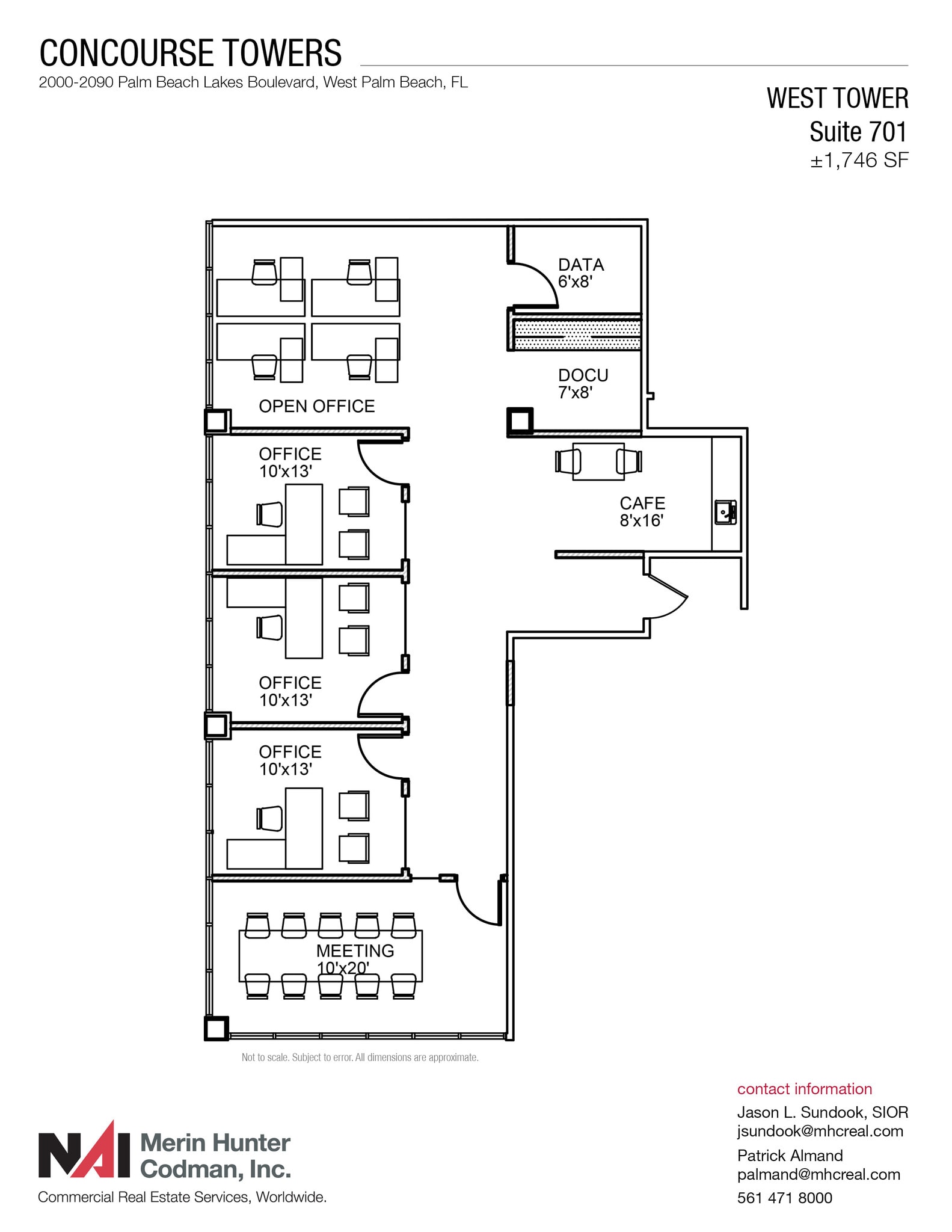 2090 Palm Beach Lakes Blvd, West Palm Beach, FL for lease Floor Plan- Image 1 of 1