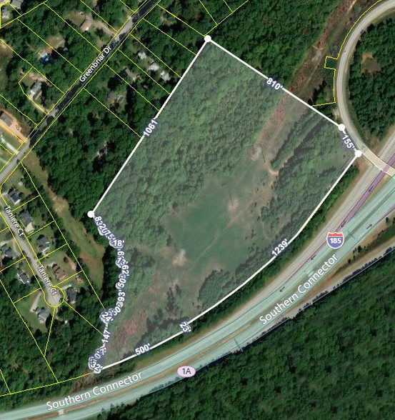 I - 185 & Neely Ferry Rd, Simpsonville, SC for sale - Aerial - Image 2 of 3