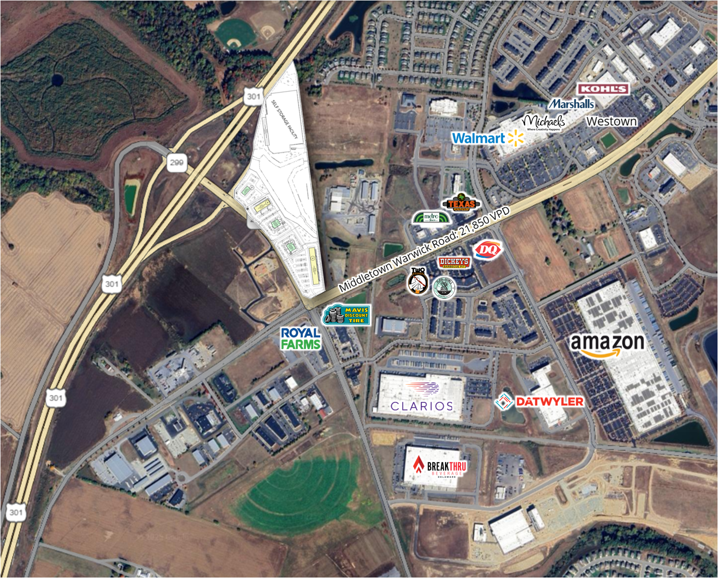 827 Middletown Warwick Rd, Middletown, DE à vendre Photo principale- Image 1 de 3