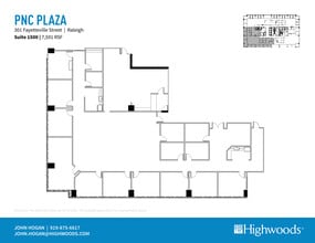 301 Fayetteville St, Raleigh, NC for lease Floor Plan- Image 1 of 1