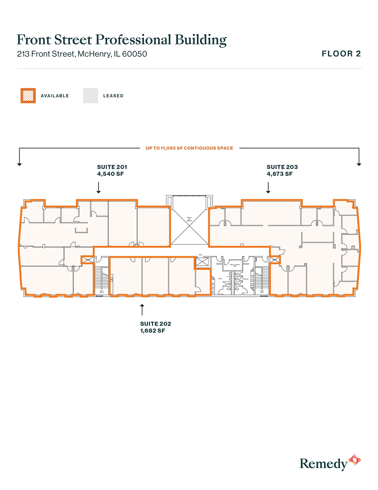 213 Front St, Mchenry, IL for lease Floor Plan- Image 1 of 1
