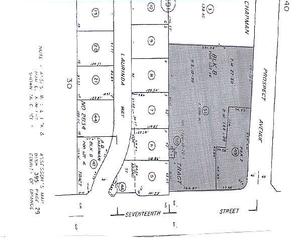 17821 E 17th St, Tustin, CA à louer - Plan cadastral - Image 2 de 14