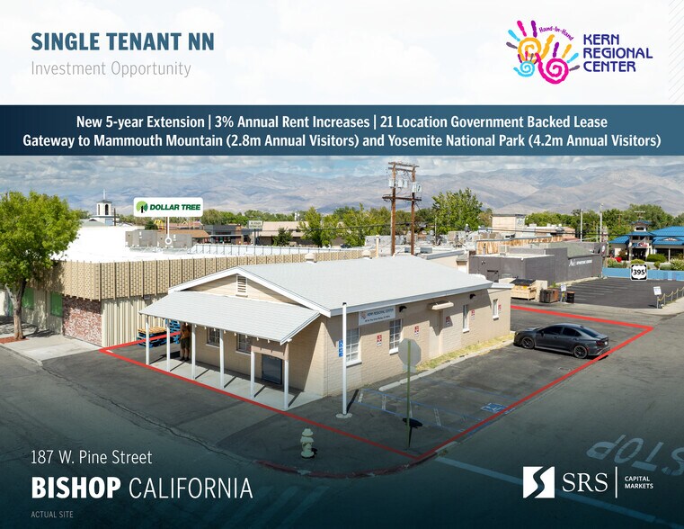 187 W Pine St, Bishop, CA à vendre - Photo du bâtiment - Image 1 de 8