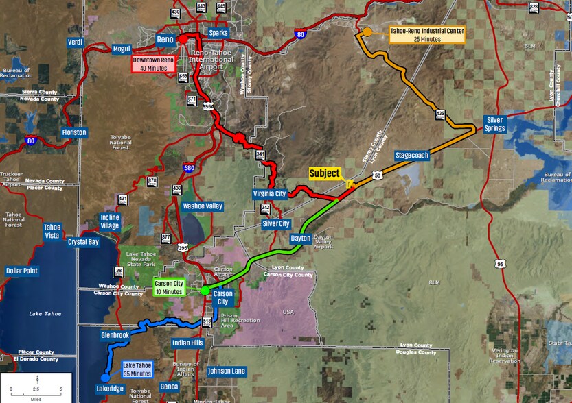 Snow Lane Ln, Dayton, NV à vendre - Aérien - Image 2 de 3