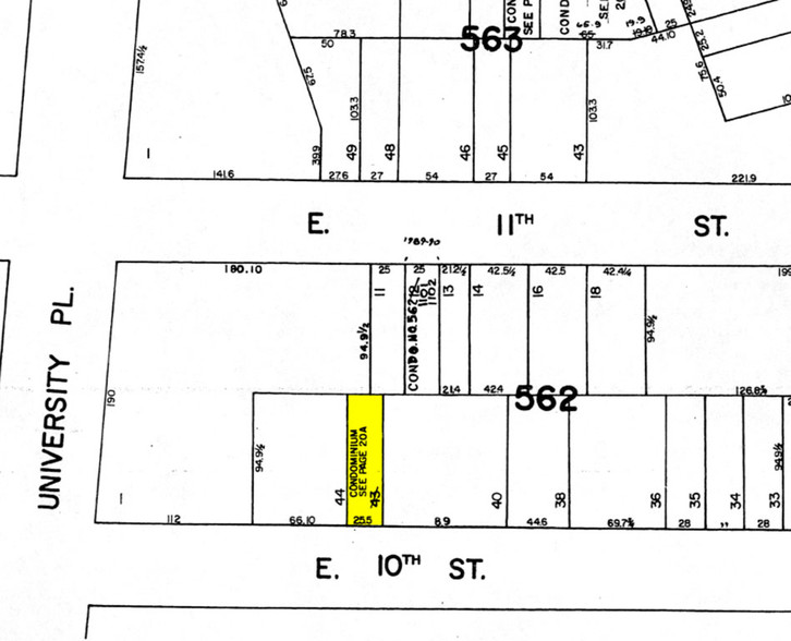 29 E 10th St, New York, NY à louer - Plan cadastral - Image 2 de 24