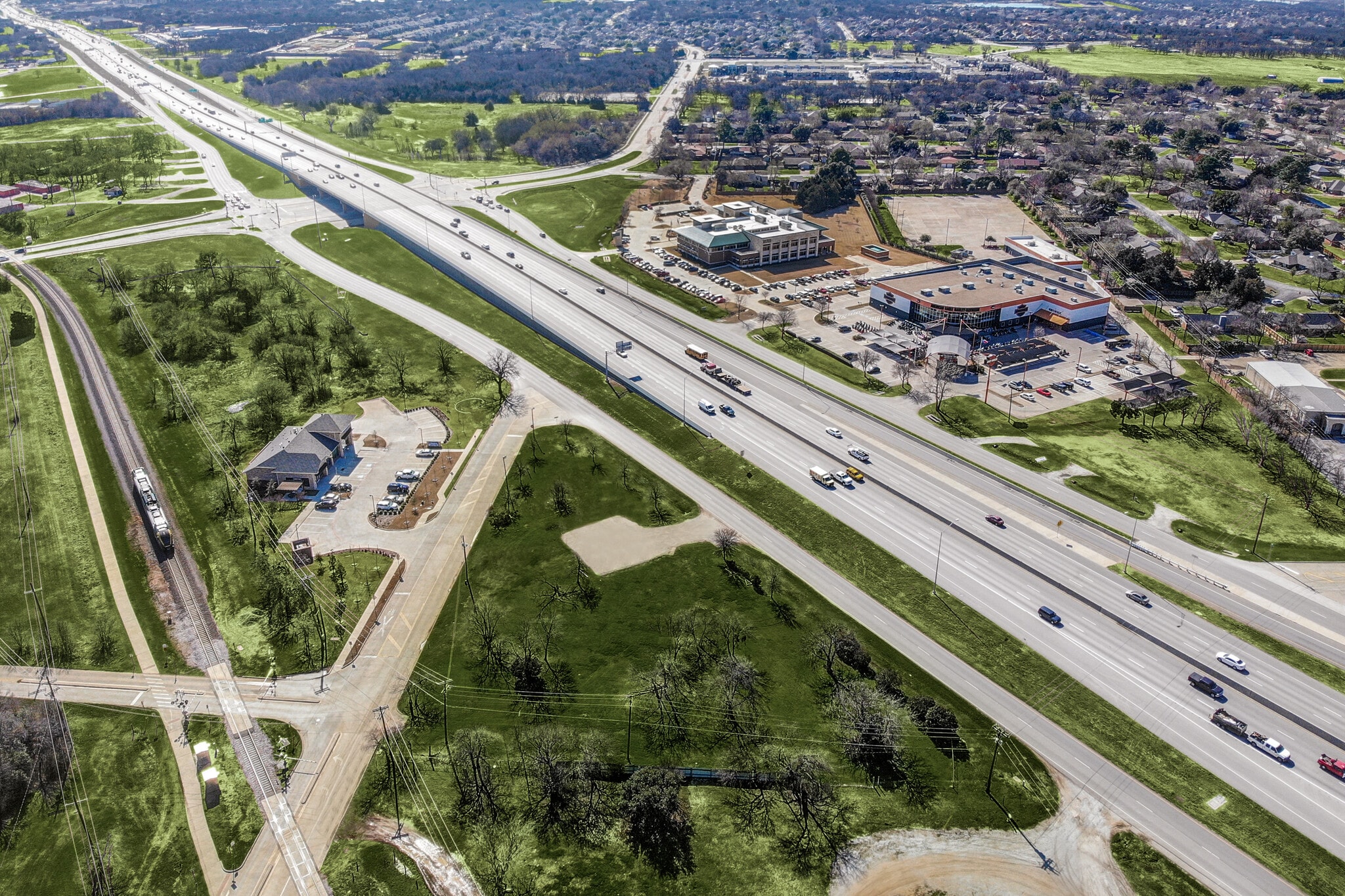 5855 N Stemmons Fwy, Corinth, TX for sale Aerial- Image 1 of 7