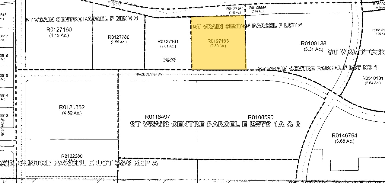 2420 Trade Centre Ave, Longmont, CO for lease Plat Map- Image 1 of 6