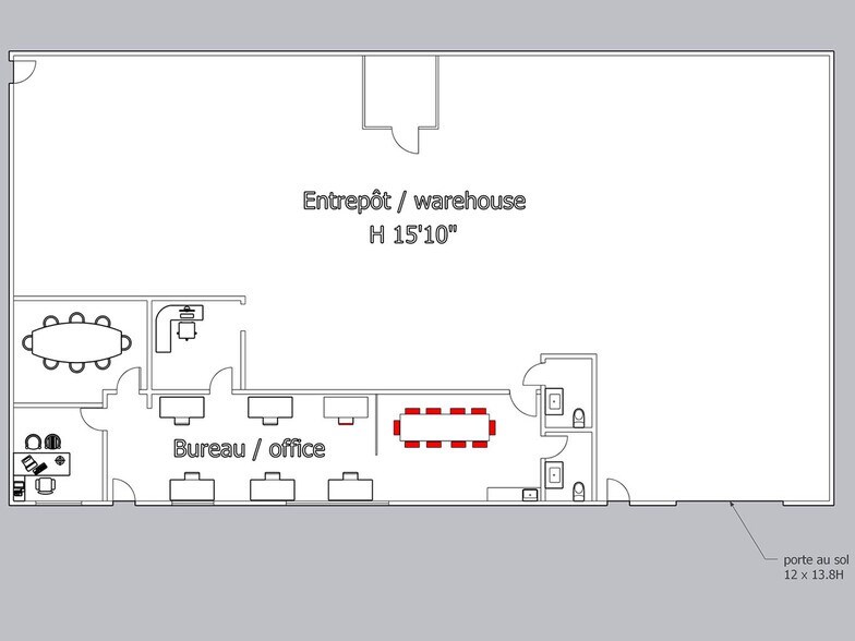 3055 Rue Tebbutt, Trois-Rivières, QC à louer - Plan d’étage - Image 2 de 12