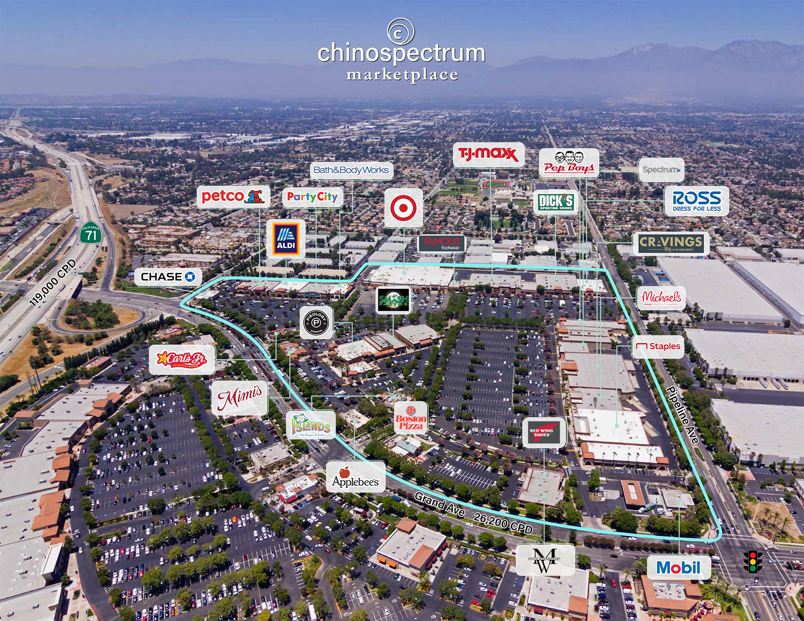 3808-3860 Grand Ave, Chino, CA à louer Photo du bâtiment- Image 1 de 33