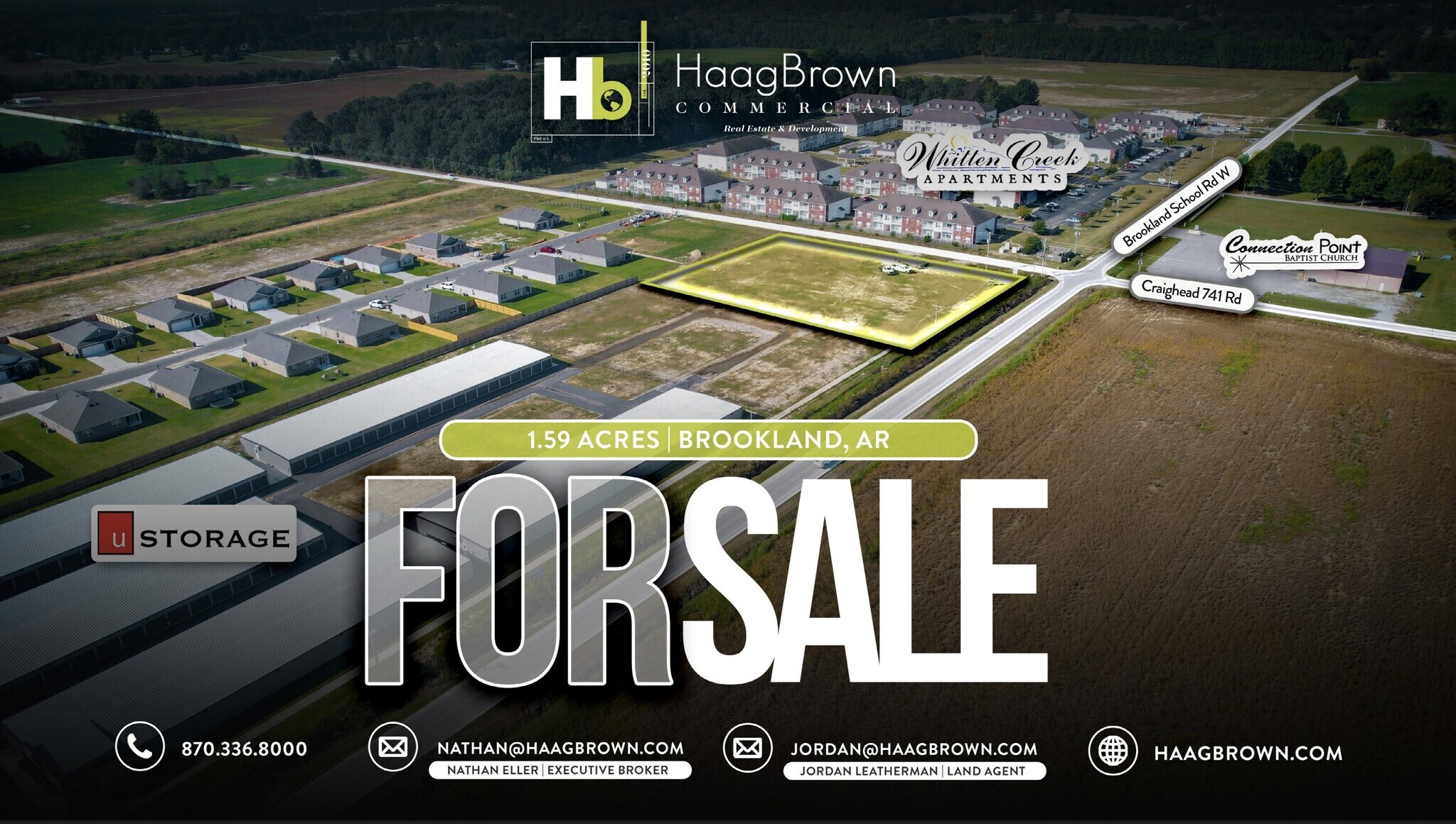 Brookland School Rd. w, Brookland, AR for sale Primary Photo- Image 1 of 11