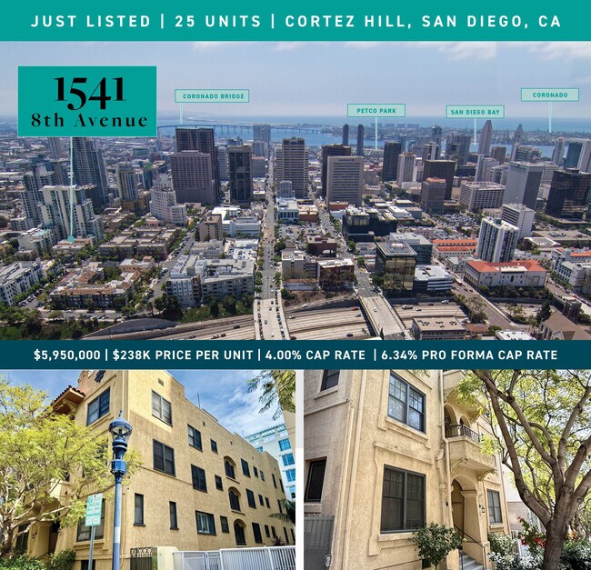 More details for 1541 8th Ave, San Diego, CA - Multifamily for Sale