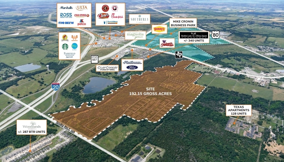 NEQ I-20 & Rose Hill Rd, Terrell, TX à vendre - Photo du bâtiment - Image 2 de 3