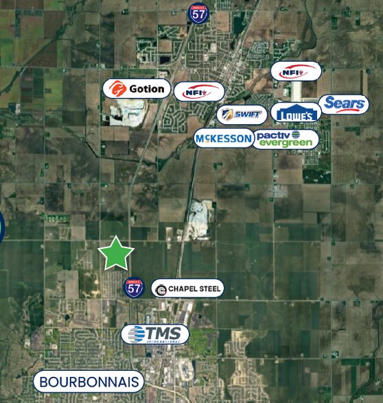 5210 Quebec Dr, Bourbonnais, IL à louer - Aérien - Image 3 de 3