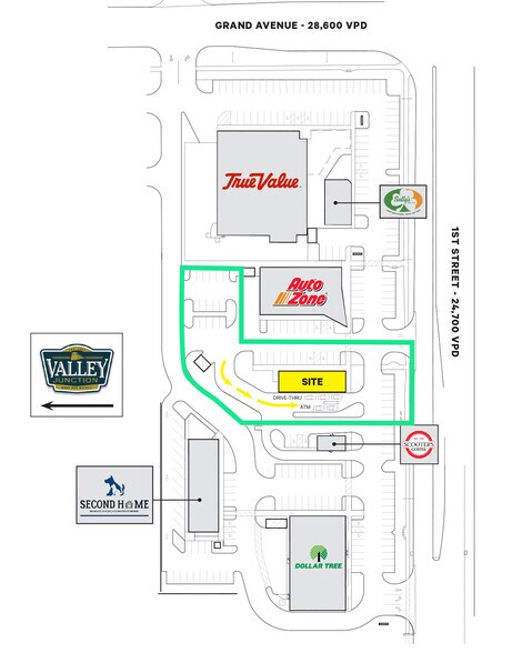 840 1st St, West Des Moines, IA à louer - Plan de site - Image 2 de 2