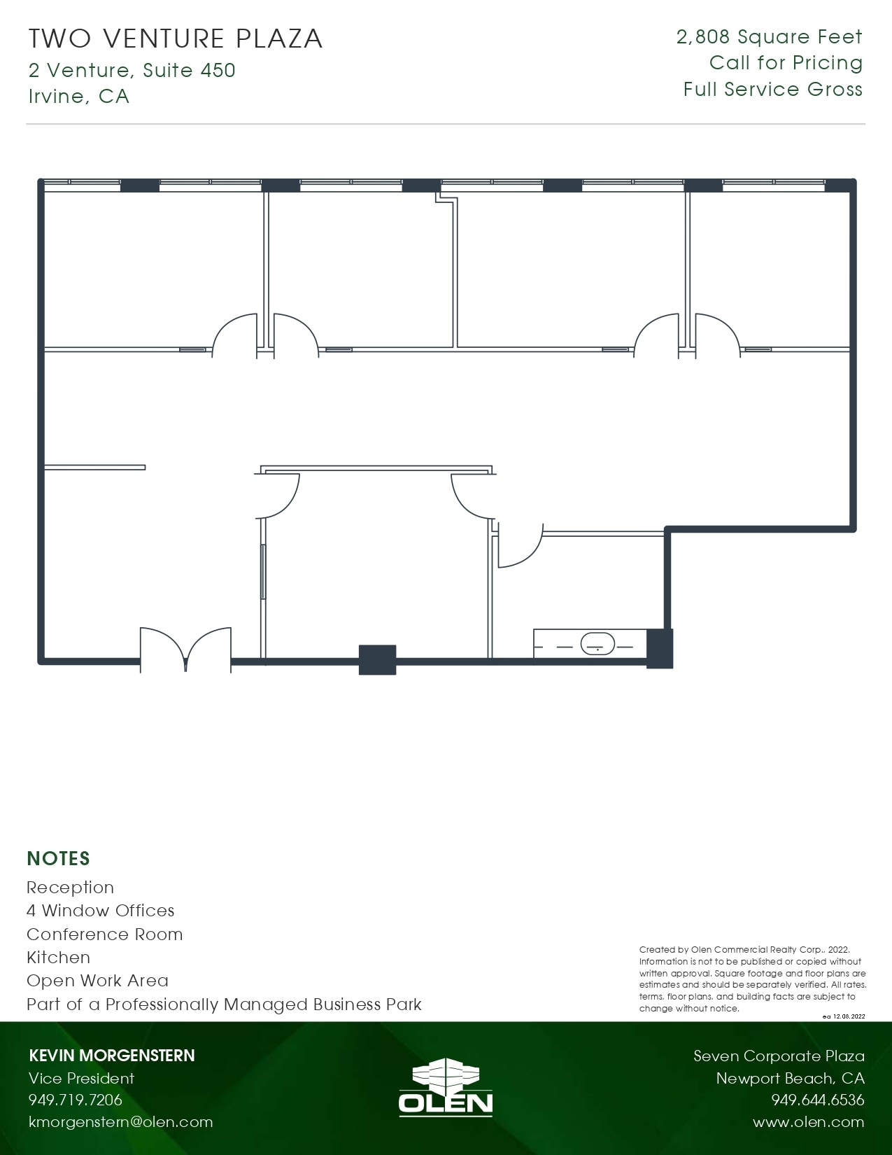 2 Venture, Irvine, CA à louer Plan d’étage- Image 1 de 1