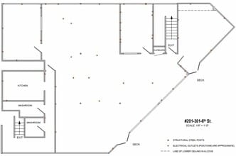 301 Sixth St, New Westminster, BC à louer Plan d’étage- Image 2 de 2