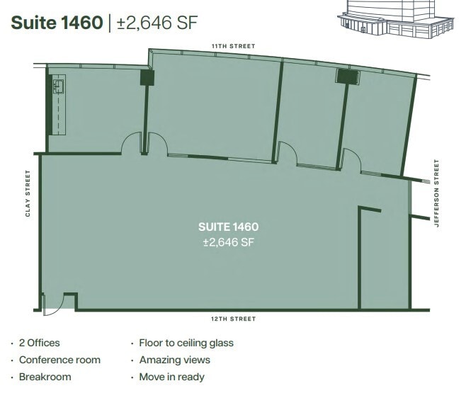 555 12th St, Oakland, CA for lease Floor Plan- Image 1 of 1