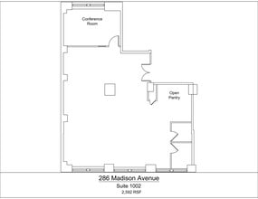 286 Madison Ave, New York, NY for lease Site Plan- Image 1 of 1