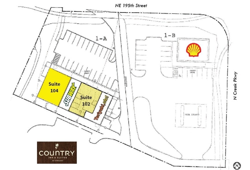 11511 NE 195th St, Bothell, WA à louer - Plan de site - Image 2 de 2