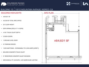 Palomino Ranch, Norco, CA à louer Plan de site- Image 1 de 2